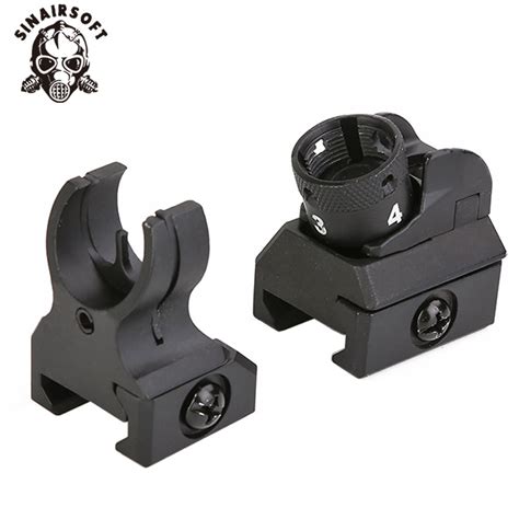 Durable aluminum alloy construction. . Diopter sights picatinny